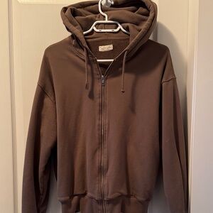 Aritzia’s Azure Skies Cola Taupe Hoodie